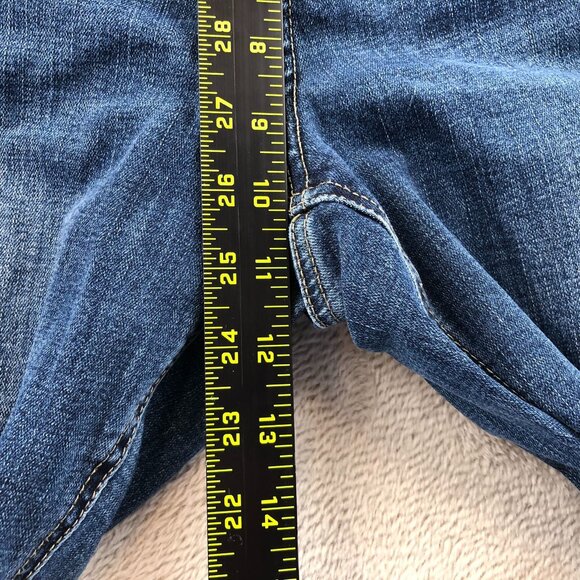 Lincoln Outfitters Womens Jeans 16 Blue Denim Stretch Skinny Leg Mid Rise Casual - Picture 8 of 14